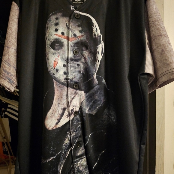 Black Graphic Men's Shirt - Picture 1 of 3